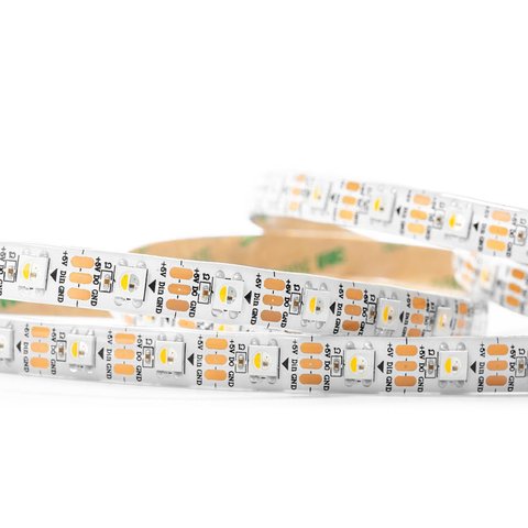 Светодиодная лента RGBWW SMD5050, SK6812 (белая, c  управлением, IP20, 5 В, 60 диодов/м, 5 м) Превью 1