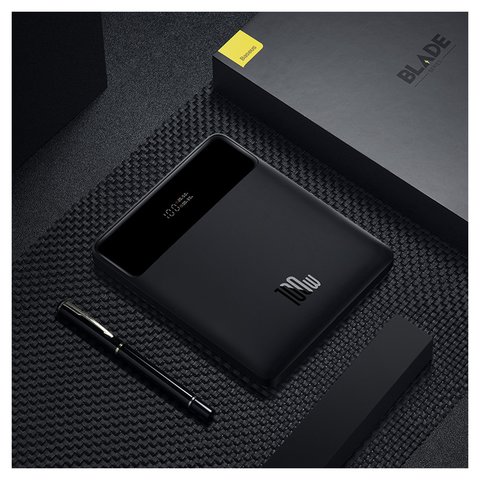 Power bank Baseus Blade, 20000 мАг, 100 Вт, чорний, Quick Charge, #PPDGL-01 Прев'ю 3
