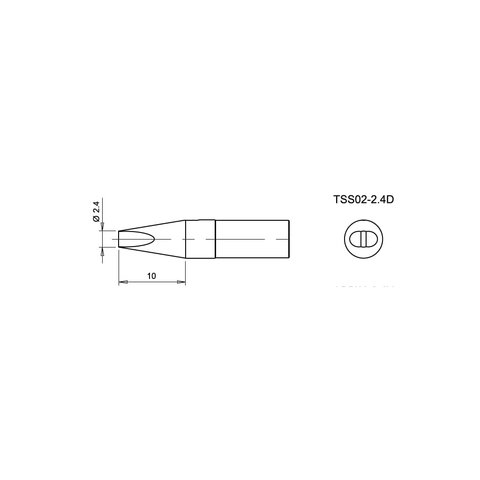 Паяльне жало Quick TSS02-2.4D Прев'ю 2