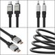 USB кабель Baseus Coolplay Series, 2xUSB тип-C, 200 см, 100 Вт, черный, силиконовый, #CAKW000301 Превью 1