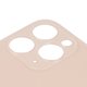 Housing Back Cover compatible with iPhone 11 Pro Max, (golden, no need to remove the camera glass, Original (PRC), big hole, matte gold) Preview 1