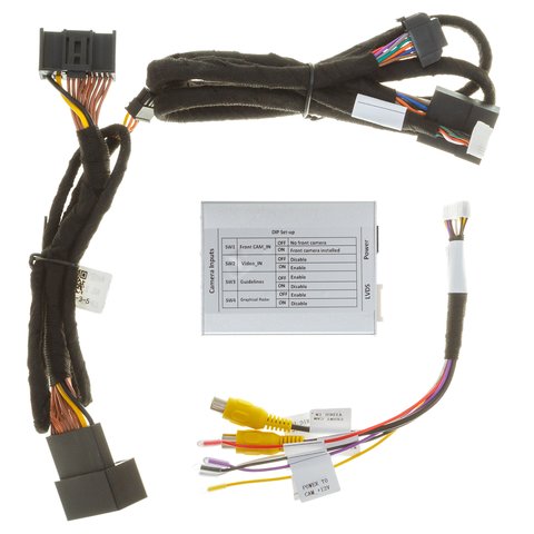 Front and Rear View Camera Connection Adapter for Audi A4/A5/Q3/Q5 without MMI System Preview 2