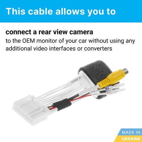 Camera Connection Cable for Lexus with Enform GEN8 Media-Navigation System (US market) Preview 1