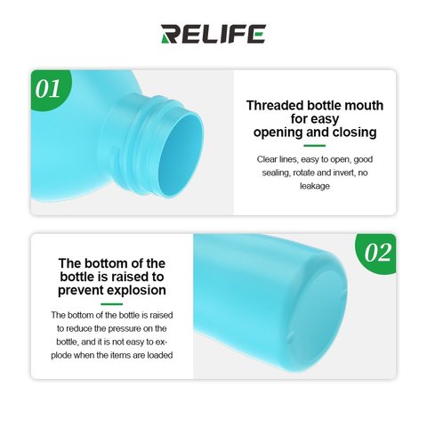 Liquid Dispenser Bottle RELIFE TB1, (50 ml, dark blue) Preview 4