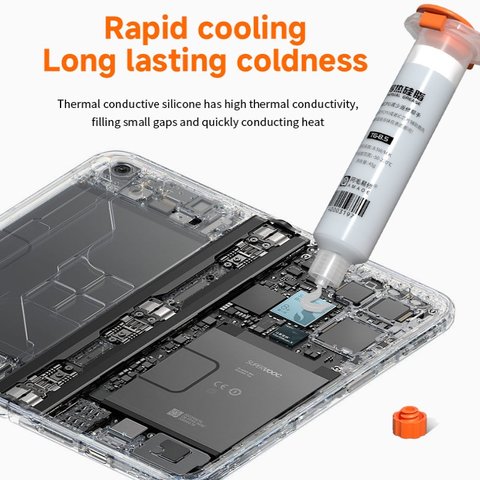 Thermal Compound Amaoe TG-6, (silicone, in a syringe, 40 g, 6 Вт/м*К) Preview 2