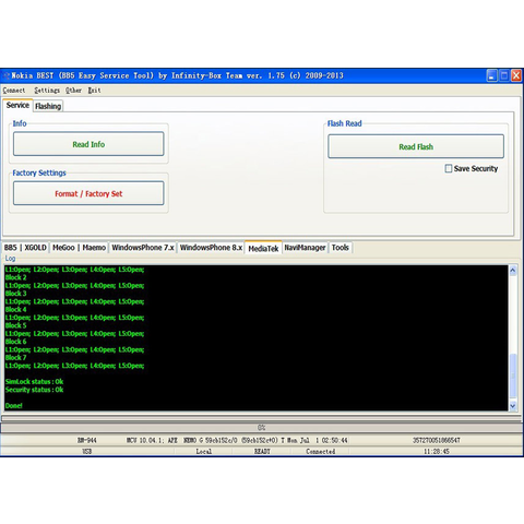 Cable ATF/Cyclone/JAF/MXBOX HTI/UFS/Universal Box F-Bus/USB para Nokia 108 Vista previa  2