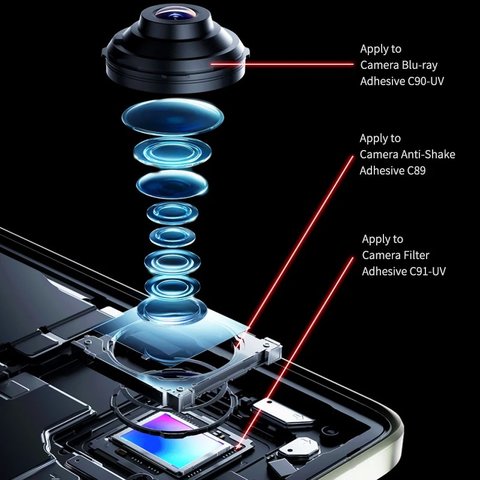 Adhesivo Mechanic C91-UV, para reparación de cámara, 3 g, filter Vista previa  2