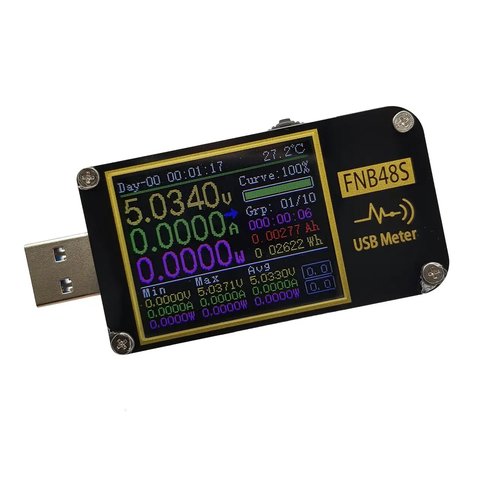 USB-тестер FNIRSI FNB48S (без Bluetooth) Превью 1