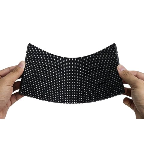 LED-модуль для реклами SMD2121 (256 × 128 мм, 64 × 32 точок, IP20, 1000 нт, гнучкий, магніти вбудовані) Прев'ю 2