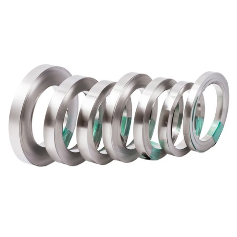 Лента никелевая для сварки аккумуляторов, 0,15 мм, 6 мм, 10 м, никелированная сталь Превью 1