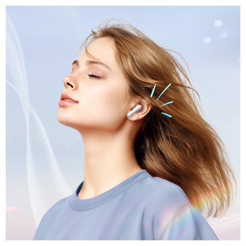 Гарнітура Baseus Bowie E13, бездротова, біла, із зарядним кейсом, з кабелем, #A00059701217-Z1 Прев'ю 1