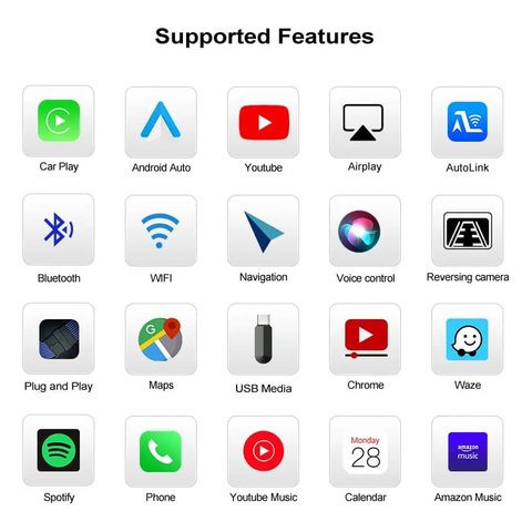 CarPlay для Mercedes-Benz E-Class 2016 2017 2018 2019 C-Class 2019 2020 із системою NTG5.5 (малий дисплей) Прев'ю 2