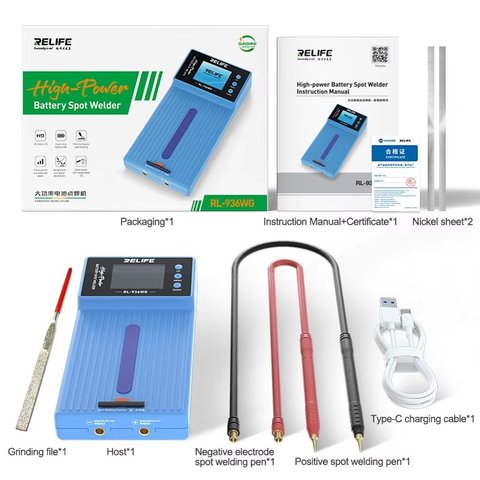 Апарат точкового зварювання RELIFE RL-936WG, 650А Прев'ю 5