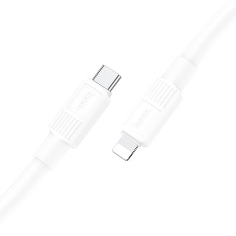 USB кабель Hoco X84, USB тип-C, Lightning, 100 см, 20 Вт, білий, #6931474770950 Прев'ю 1