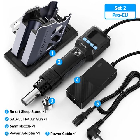 Станція паяльна термоповітряна FNIRSI SAG-55 Pro Прев'ю 1