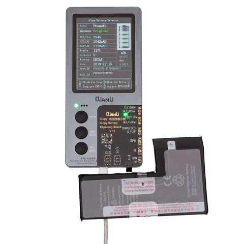 Акумулятор JCID для Apple iPhone XS, Li-Polymer, 3,81 В, 3020 мАг, збільшена ємність, high capacity Прев'ю 1