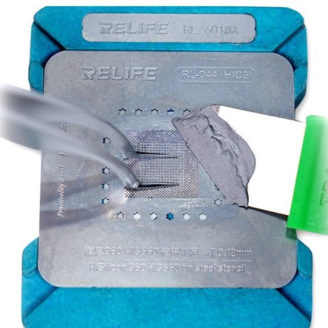 Пинцет монтажный RELIFE ST-17A, изогнутый, 125 мм Превью 1