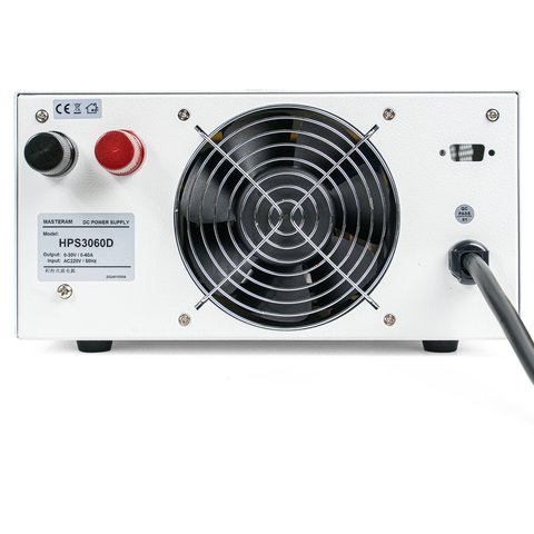 Лабораторний блок живлення Masteram HPS3060D Прев'ю 2